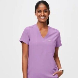 Figs Women's Lilac Dawn Scrub Top - XS